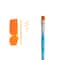 Princeton Art & Brush Co; 12 Pack: Princeton™ Select™ Artiste Series 3750 Short Handle Chisel Blender Brush; Category:Brushes & Painting Accessories; Image:5